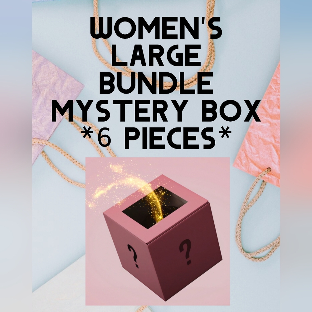Women's Large Bundle Mystery Box - 6 Pieces